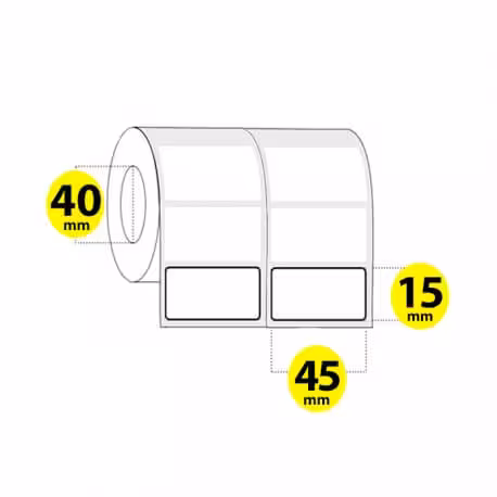 لیبل برچسب کاغذی 45×15