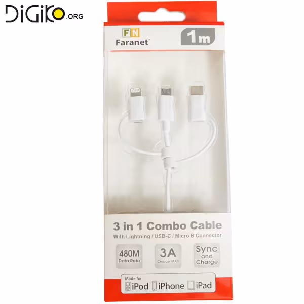 کابل 3 سرشارژ مارک فرانت