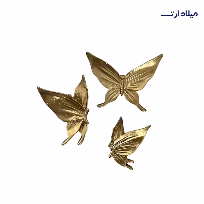 پروانه پلی استر طلایی طرح رندم