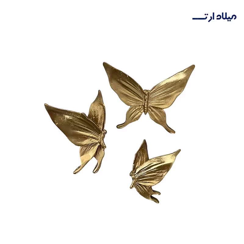 پروانه پلی استر طلایی طرح رندم