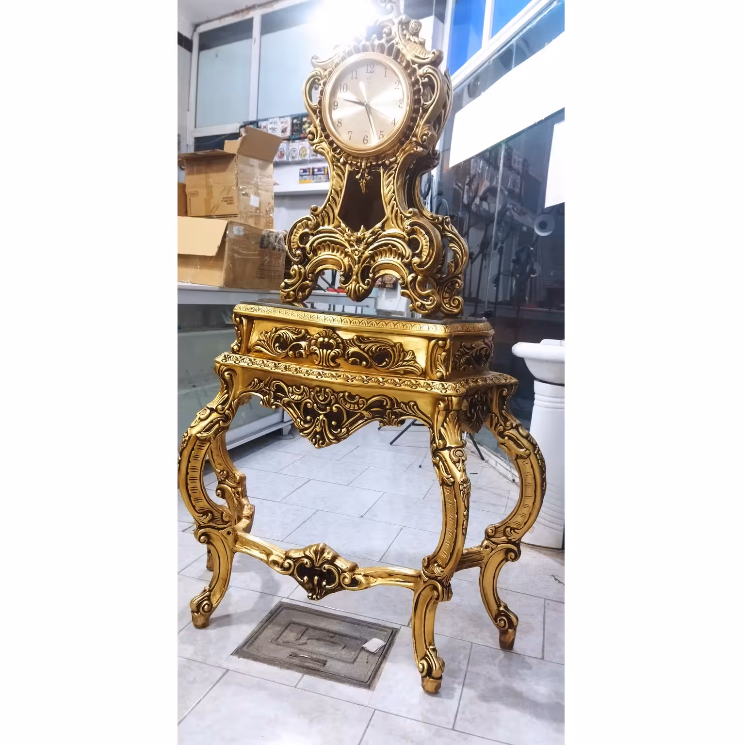 ساعت کنسول  دکوری 180 سانتی پسکرایه