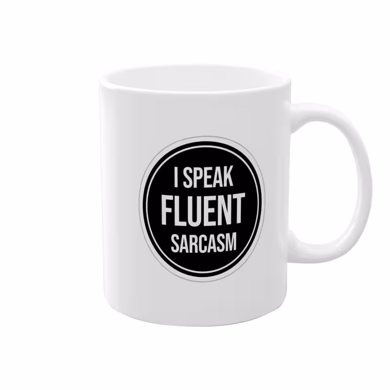 ماگ طرح Sarcasm