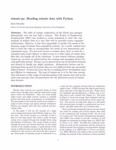 خرید و دانلود نسخه کامل کتاب Seismic-py: Reading seismic data with Python