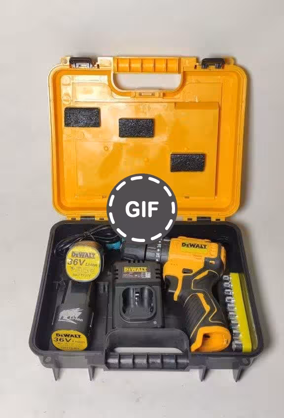 دریل شارژی 36 ولت براشلس چکشی طرح دیوالت