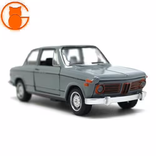 ماکت ماشین بی‌ام‌و 2002 طوسی سایز 1/36