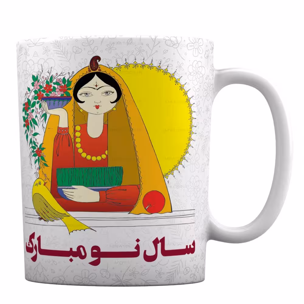 ماگ نوروز با طرح « سال نو مبارک » کد 1-577