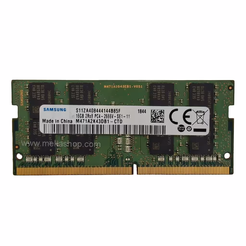 رم لپ تاپ سامسونگ Sumsung DDR4 2666MHz PC4 CL19 16GB