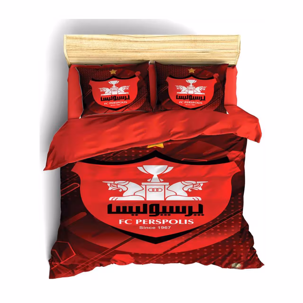 سرویس روتختی یک نفره کارینا مدل سه بعدی 5 تکه کد 1057