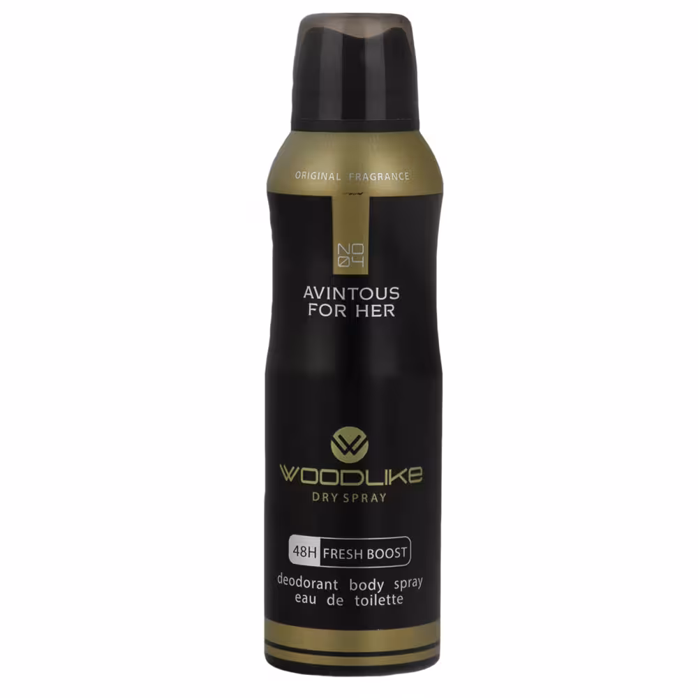 اسپری بدن زنانه وود لایک مدل اونتوس فور هر حجم 200 میلی لیتر