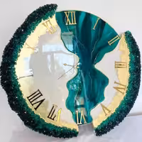 ساعت دیواری مدرن دفرمه قطر70