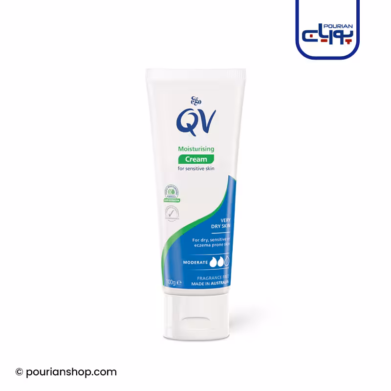 کرم آبرسان پوست خیلی خشک و حساس کیووی حجم 100 گرم