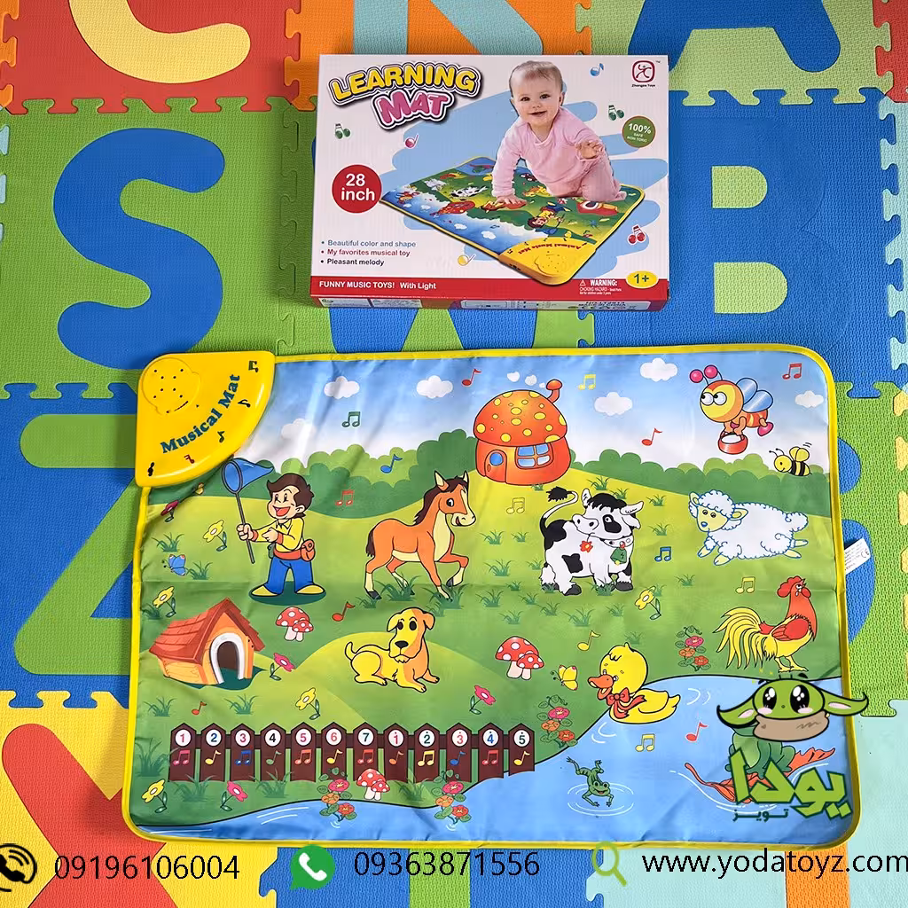 فرش موزیکال کودک مدل مزرعه کد YQ2913