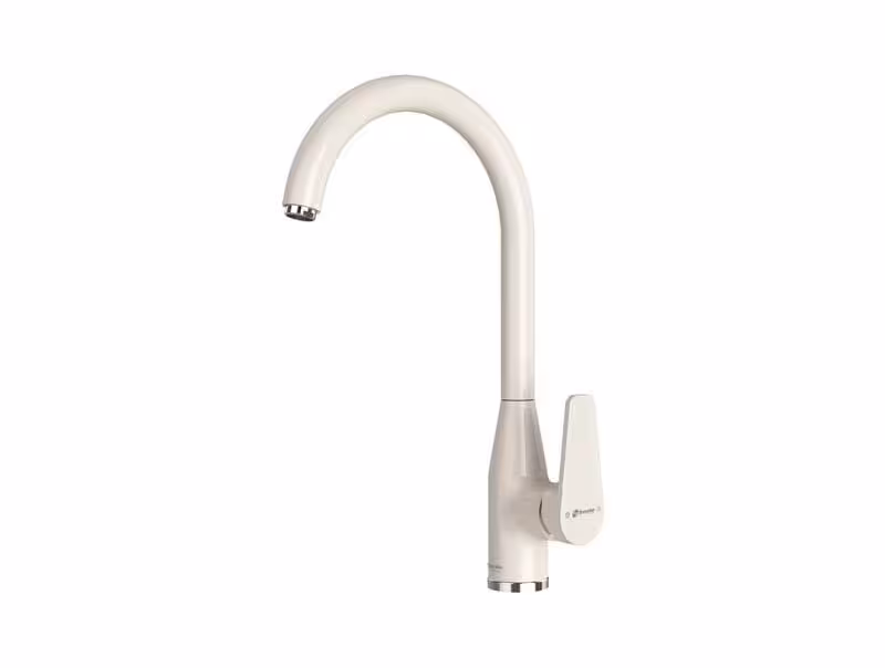 شیر آشپزخانه شودر مدل لیون شیری کروم