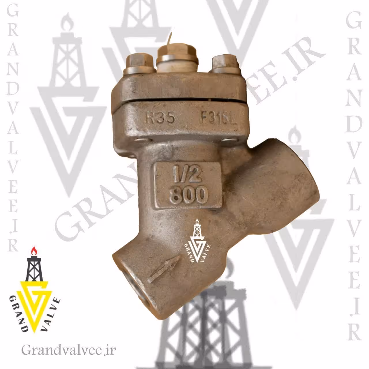 شیر صافی &quot;1/2 1 اینچ کلاس 800 استنلس استیل جوشی