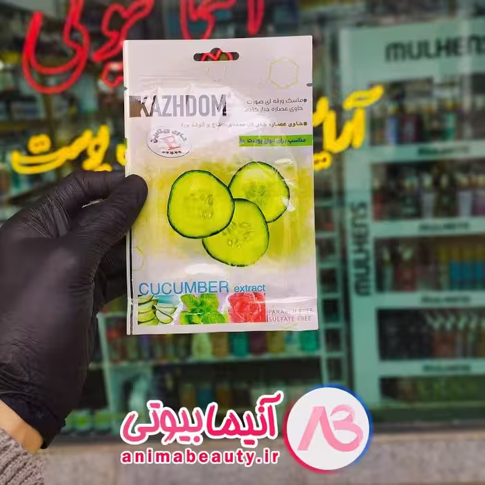 ماسک ورقه ای صورت 25g کژدم مدل خیار