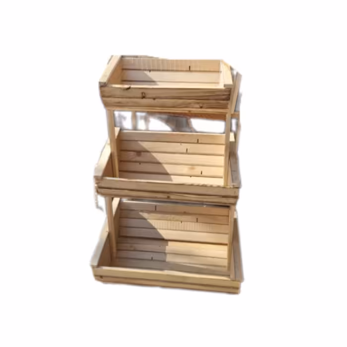 باکس چوبی سه طبقه
