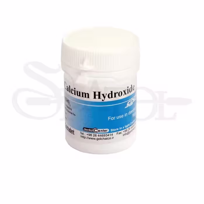 پودر کلسیم هیدروکساید 15 گرمی Calcium Hydroxide powder برند گلچای Golchai
