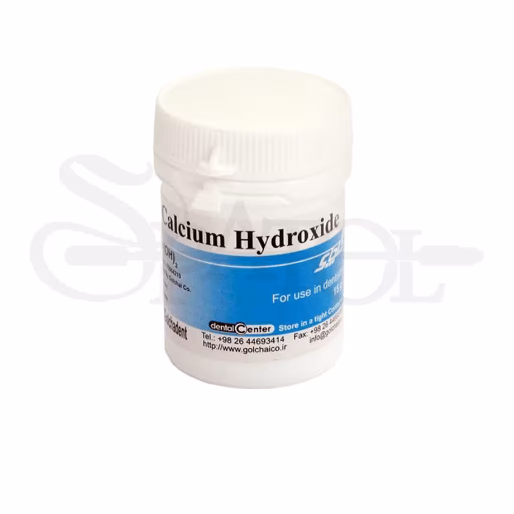پودر کلسیم هیدروکساید 15 گرمی Calcium Hydroxide powder برند گلچای Golchai