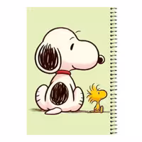 دفتر مشق 80 برگ اس جی مدل اسنوپی و جوجه