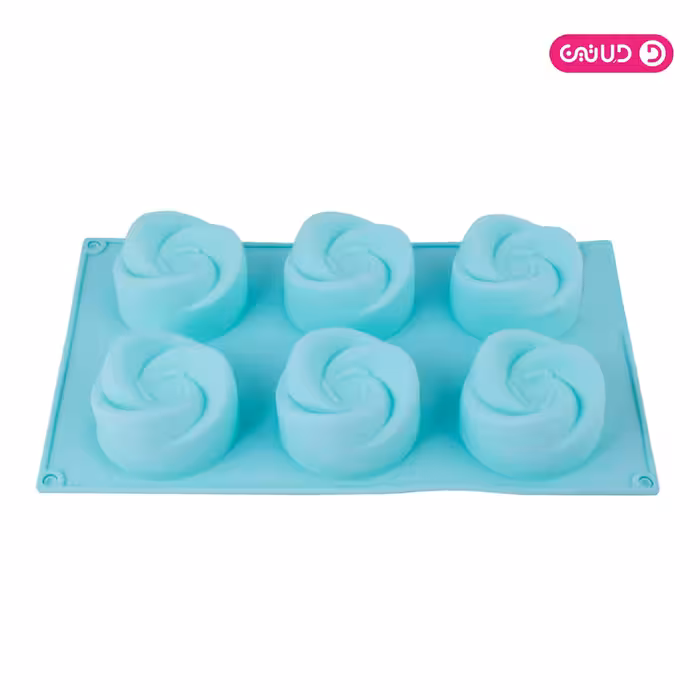 قالب سیلیکونی ممتاز مافین رز پیچ 6 خانه
