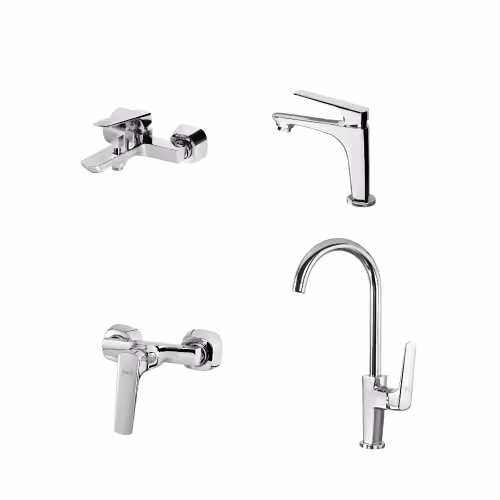 ست شیرآلات البرز روز مدل آلپاین