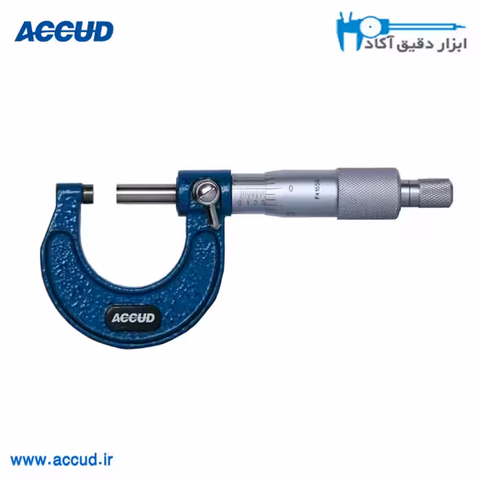 میکرومتر خارج سنج اینچی Accud 1-2 in (اکیود) مدل 324-002-01