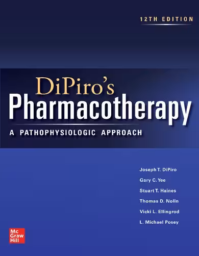 خرید و دانلود نسخه کامل کتاب DiPiro&#039;s Pharmacotherapy: A Pathophysiologic Approach