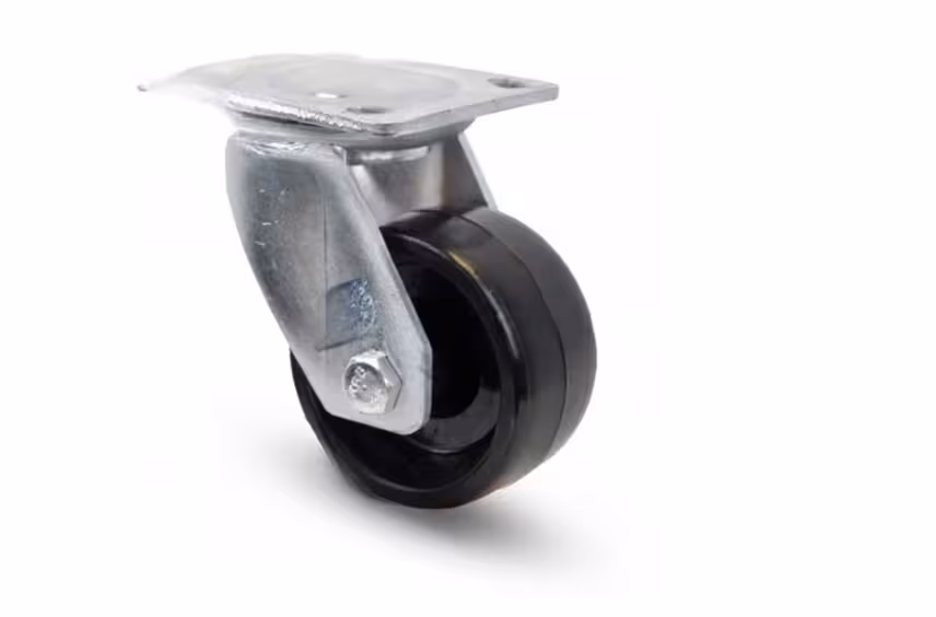 چرخ 10 سانتیمتر گردان نسوز مشکی پارس (برای استعلام قیمت عمده تماس بگیرید به صورت توافقی)