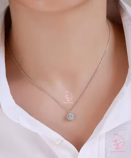 ‌‌ 💎گردنبند جواهري تک نگین