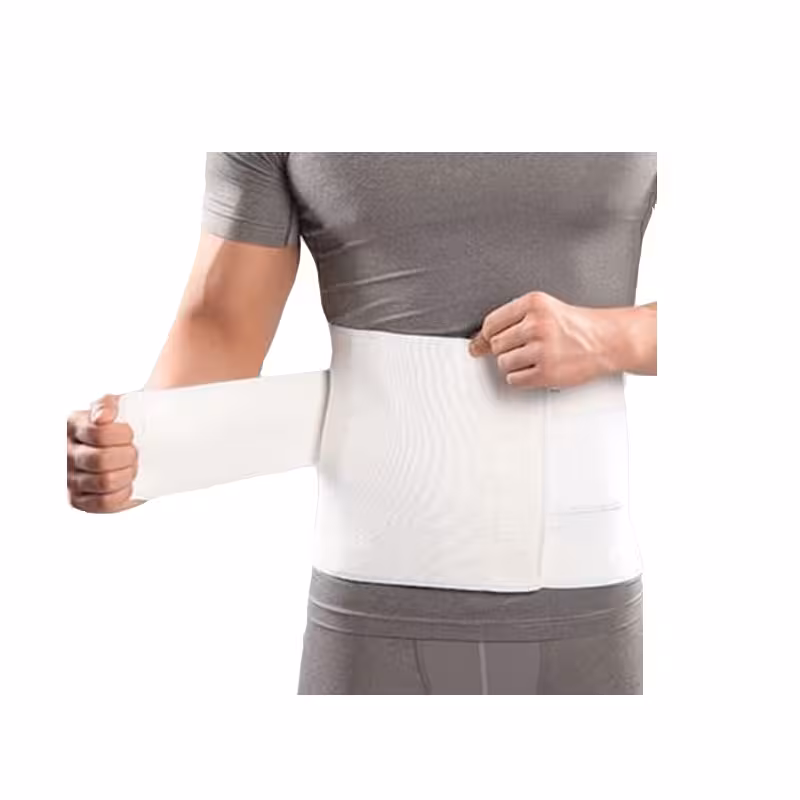 شکم‌بند تمام‌کش سفید پس از جراحی پاک‌سمن کد 014 سایز L