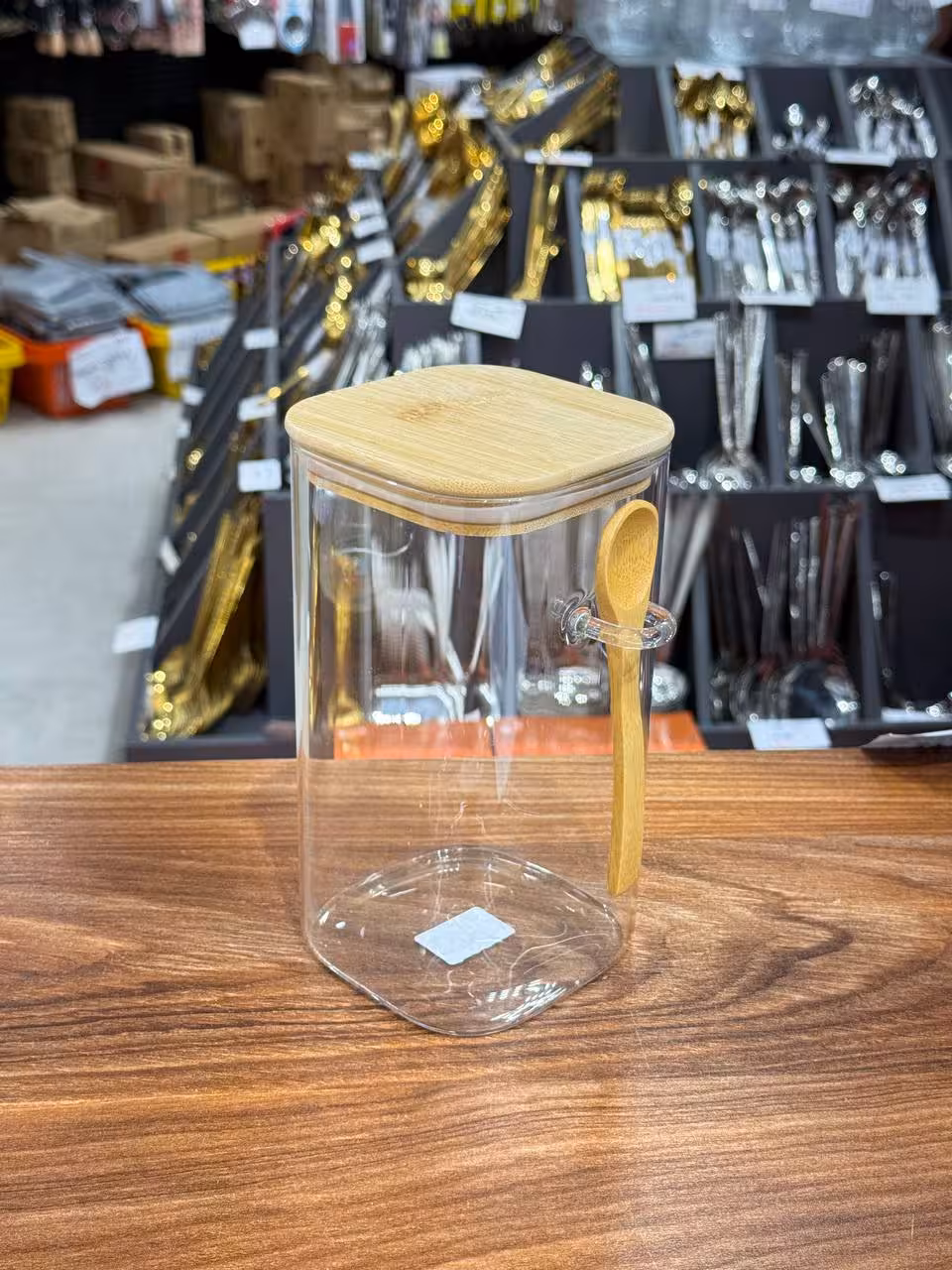 بانکه پیرکس قاشق دار مربع وارداتی SD4