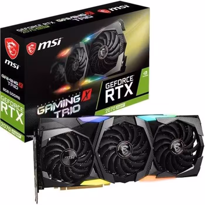 کارت گرافیک ام اس آی مدل RTX 2070 Super Gaming X Trio حافظه 8 گیگابایت