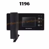 آیفون تصویری الکتروپیک 1196 با حافظه 3.5 اینچی کلید لمسی مشکی