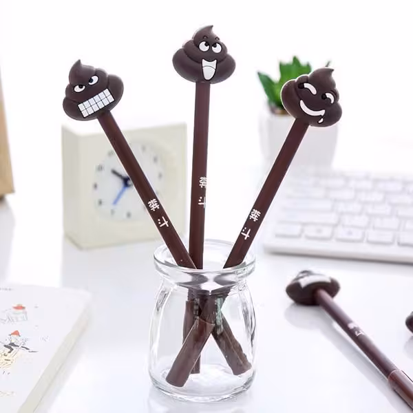 روان نویس طرح پوپو Cute Puppet faces Pen