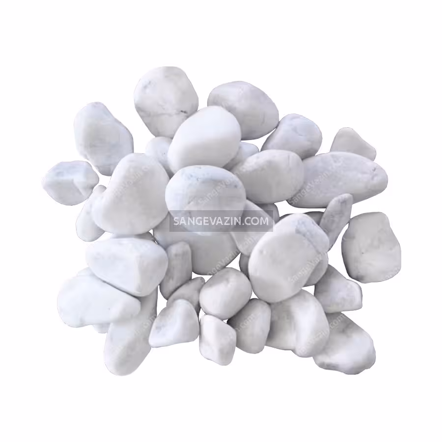 قلوه سنگ سفید رودخانه ای