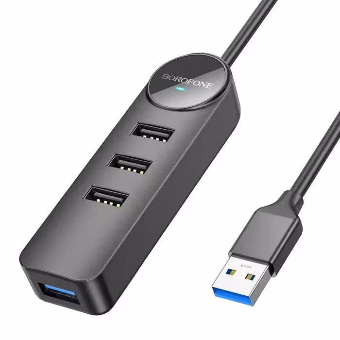 هاب شارژ بروفون  مدل DH5 4IN1 USB2.0 1.2M