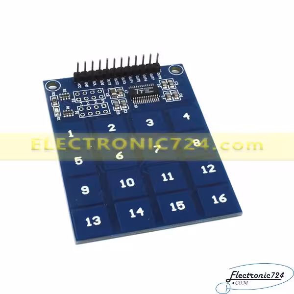 صفحه کلید خازنی 4×4 – key pad touch TTp229