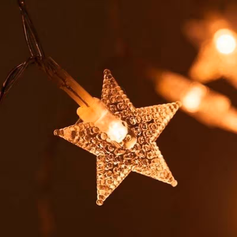 ریسه طرح ستاره برفی آفتابی طول 7 متر