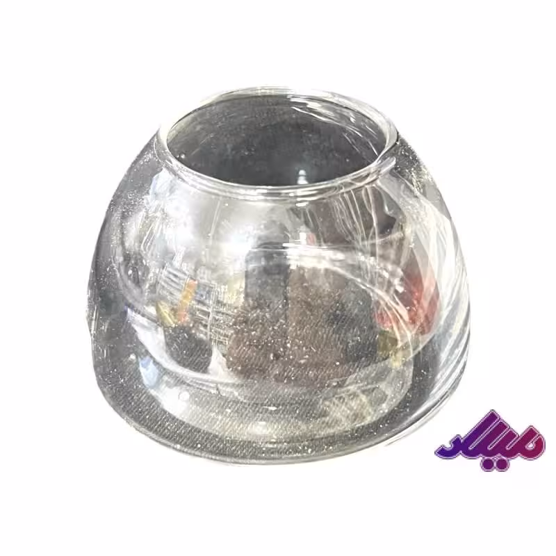 شیشه تنگ ماهک کوچک قطر دهانه 4.5 ارتفاع 5 سانت