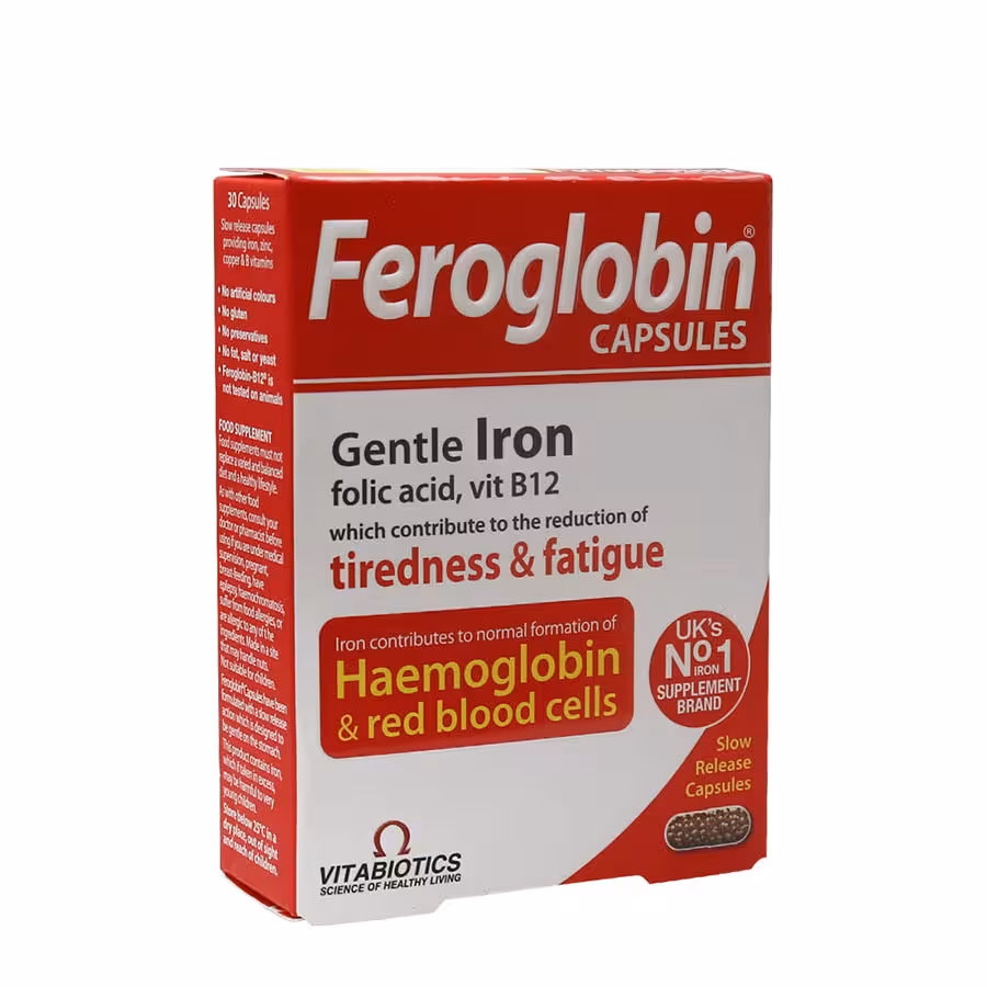 کپسول فروگلوبین ب 12 ویتابیوتیکس 30 عدد