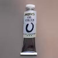 رنگ روغن تک رنگ 50 میل ماریس شماره  106 رنگ ZINC TITANIUM WHITE
