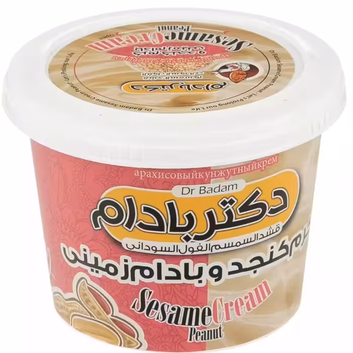 کرم کنجد و بادام زمینی دکتر بادام 230 گرمی