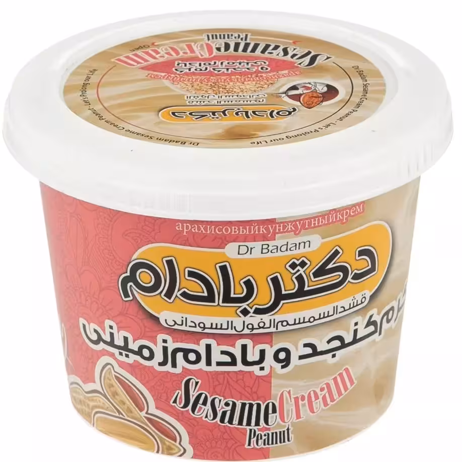 کرم کنجد و بادام زمینی دکتر بادام 230 گرمی