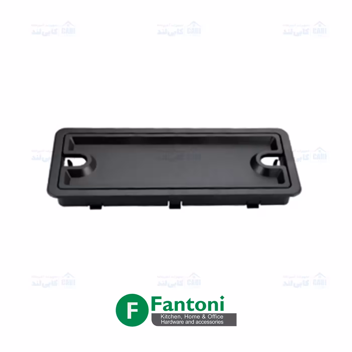 قاب داکت پلاستیکی رومیزی با جای قلم و خودکار بدون سوکت مشکی فانتونی T349