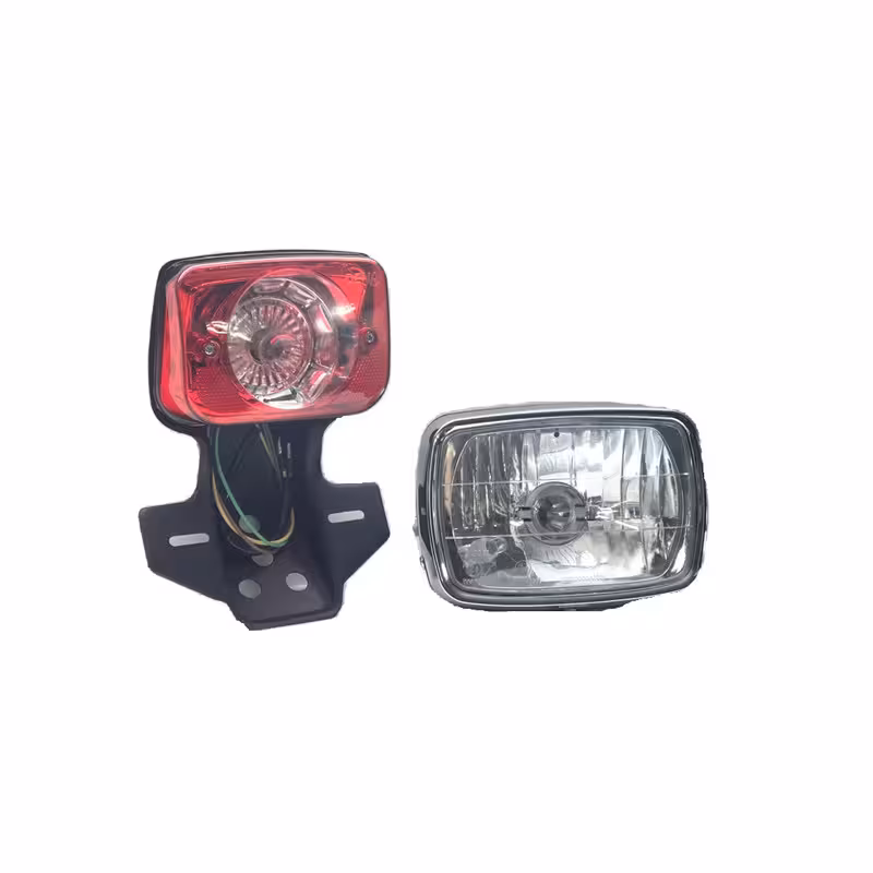 چراغ جلو و چراغ خطر موتور سیکلت مدل MKZ مجموعه 2 عددی | کالا مکس