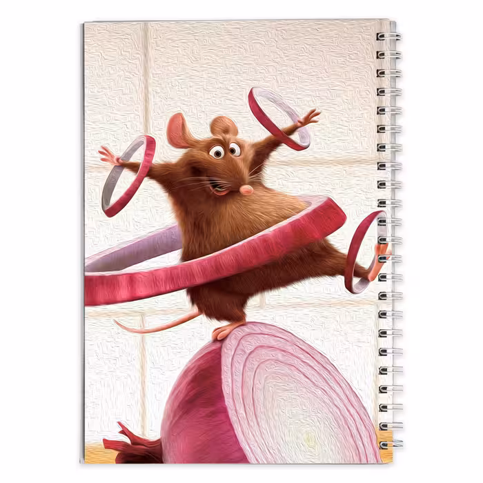 دفتر مشق کارتون موش سرآشپز