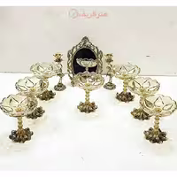 هفت سین مدل برنزی کریستالی