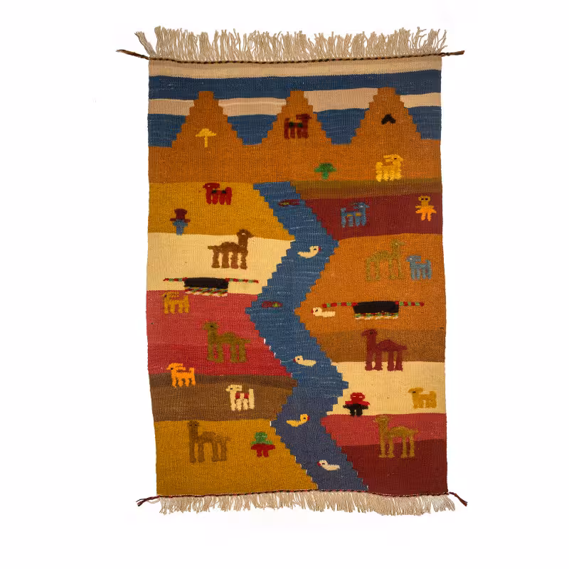 گلیم گبه دستباف کد GLG7