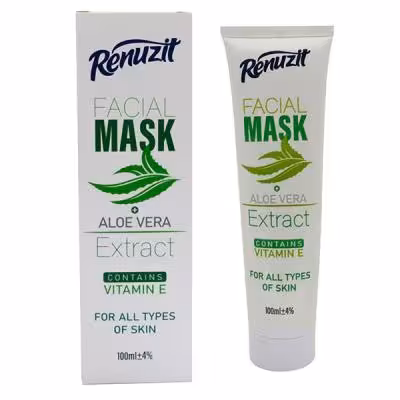 ماسک صورت رینوزیت Renuzit مدل آلوئه ورا حجم 100 میلی لیتر