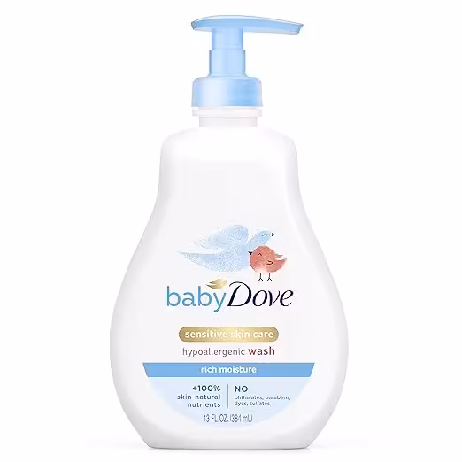 شامپو سر و بدن نوزاد داو مرطوب کننده قوی dove